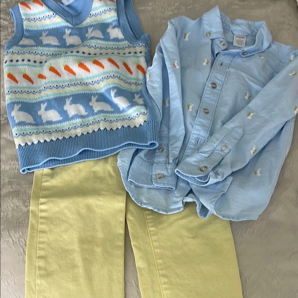 Three-piece Gymboree Easter/Spring outfit